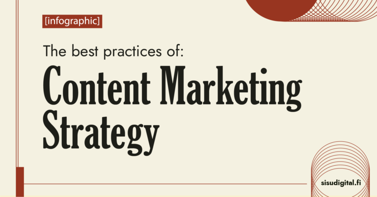 Infografía sobre las mejores prácticas para la estrategia de marketing de contenidos