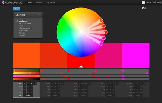 ressources de conception adobe color cc