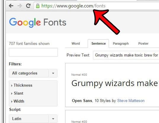 recursos de diseño google fonts